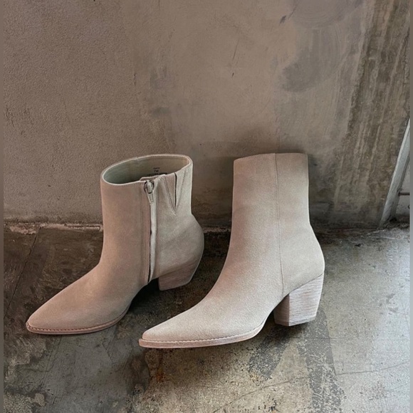 Matisse Caty Boot - Ecru Suede - Picture 3 of 6